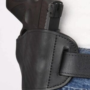 BULLDOG BELT SLIDE HOLSTER BLK - RH SMALL & MINI AUTOS — view 2