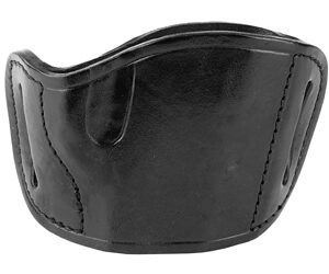 BULLDOG MOLDED LEATHER BLK RH MED