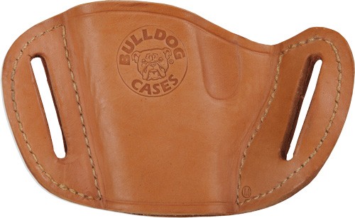 BULLDOG BELT SLIDE HOLSTER TAN - RH SMALL & MINI AUTOS — view 1