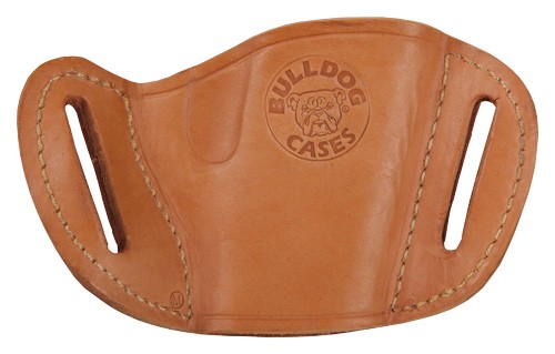 BULLDOG BELT SLIDE HOLSTER TAN - RH SMALL FRAME REVOLVERS 2-4" — view 1