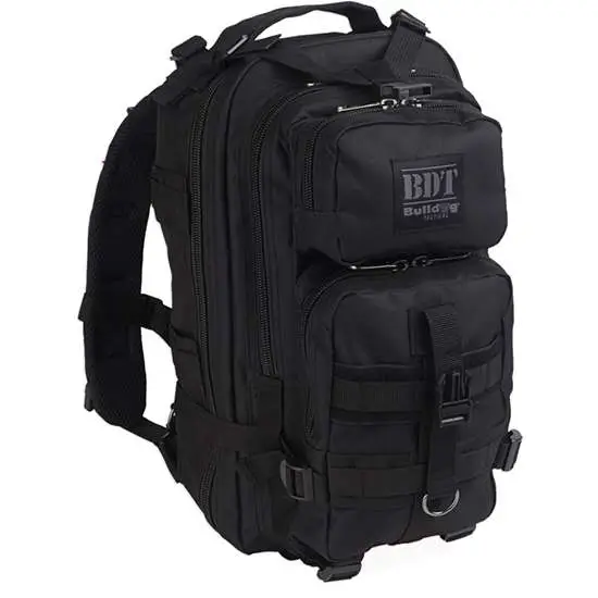 BULLDOG CASE TACTICAL COMPACT BACKPACK BLACK — view 1