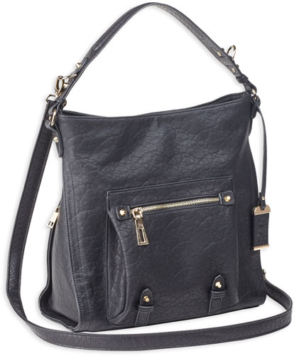BULLDOG CONCEALED CARRY PURSE - HOBO ANNA BLACK — view 1