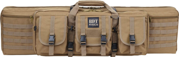 BULLDOG 36" SINGLE TACTICAL CS - 3 LARGE ACCESSORY POCKETS TAN — view 1