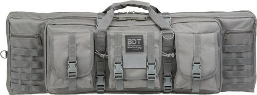 BULLDOG 36" SINGLE TACTICAL CS - 3 LARGE ACCESSORY POCKETS GREY — view 1