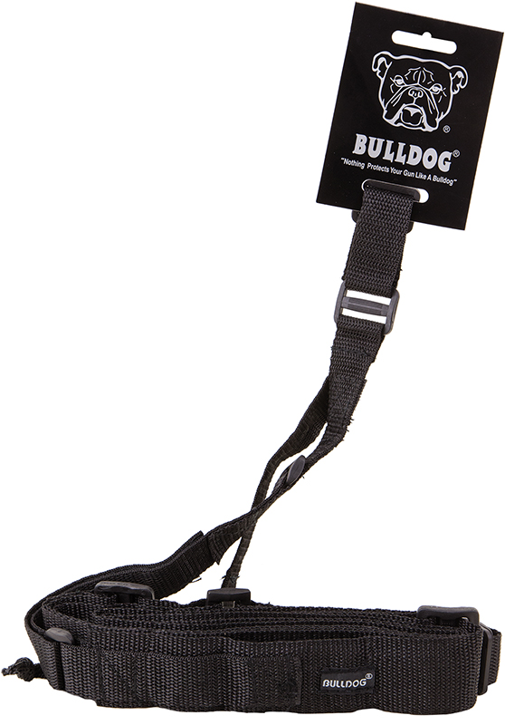 Bulldog BD825 Tactical  Adjustable 3 Point Sling Black Nylon Webbing — view 1
