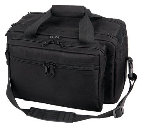 BULLDOG EXTRA LARGE RANGE BAG - BLACK W/ PISTOL RUG — view 1