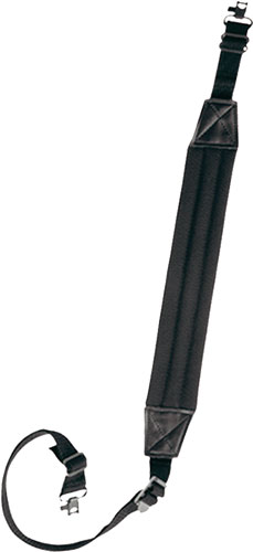 BULLDOG BLACK DELUXE PADDED 1" - RIFLE SLING W/ SWIVELS — view 1