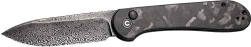 CIVIVI KNIFE ELEMENTUM 3.47" - MARBLE CARBON FIBER/BLK STNWSH — view 1
