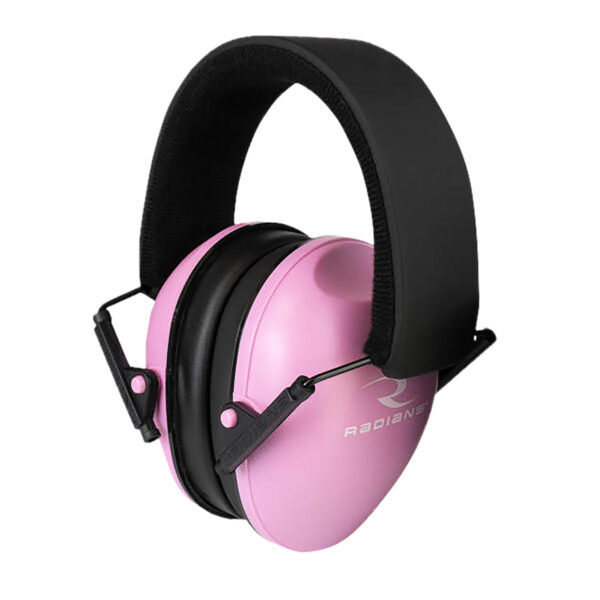 Radians LS0800CS Lowset Passive Muff 21 dB Over the Head Pink/Black Women 1 Pair — view 1