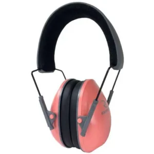 RAIDIANS LOWSET LADIES MUFFS CORAL/CHARCOAL NRR21 LOW PROFILE COMPACT ( 18 PER CASE )