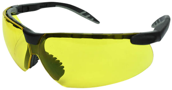 Radians CSB10541CS Ballistic Glasses Amber Lens Black Frame — view 1