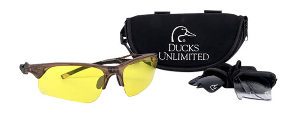 Radians DUINTLENS3BX Ducks Unlimited Interchangeable Lens Kit Clear/Smoke/Amber Lens Translucent Frosted Frame — view 1