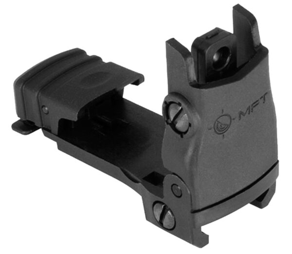 Mission First Tactical BUPSWR Flip Up Rear Sight  Black Folding AR-Platform — view 1