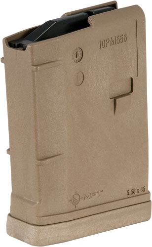 MFT MAGAZINE AR15 5.56X45MM - 10RD SCORCHED EARTH POLY — view 1
