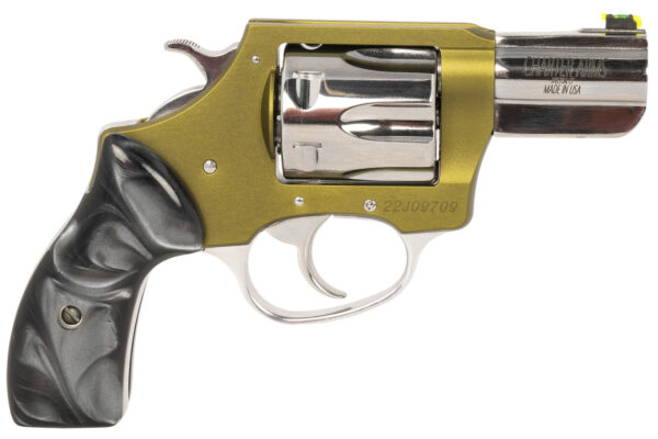 Charter Arms 53624 Undercover II Large 38 Special, 6 Shot 2.20" High Polished Stainless Steel Barrel & Cylinder, OD Green Anodized Aluminum Frame, Black Pearlite Grip, Exposed Hammer — view 1