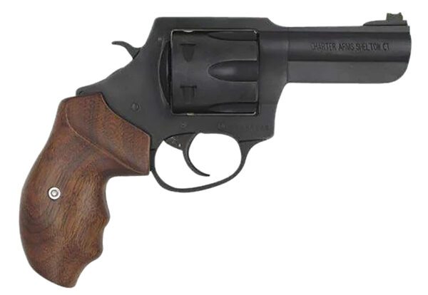 Charter Arms 63270 Professional  32 H&R Mag, 7 Shot 3" Black Nitride Steel Barrel, Cylinder & Frame w/Walnut Finger Grooved Grip — view 1