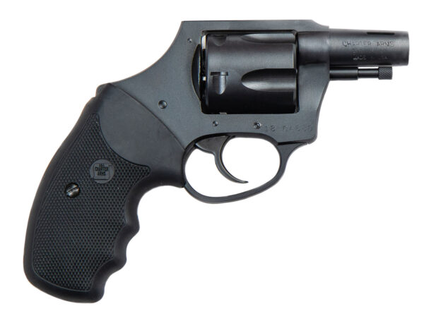 Charter Arms 64429 Boomer  Large 44 Special, 5 Shot 2" Black Nitride Ported/Tapered Steel Barrel, Black Nitride Cylinder & Frame w/Black Finger Grooved Rubber Grip — view 1