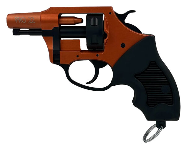 Charter Arms 82090 Pro 209  209 Primers, 6rd Orange Cerakote Aluminum Frame, Black Rubber Grips — view 1