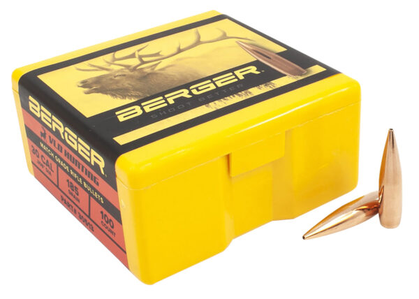 Berger Bullets 30513 VLD Hunting Long Range 30Cal 185gr 100/Box — view 1