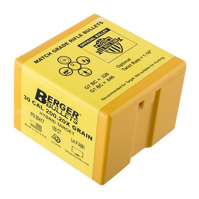 HYBRID TARGET 30 CALIBER (0.308'') 200.20X HYBRID BT 500/BX — view 1