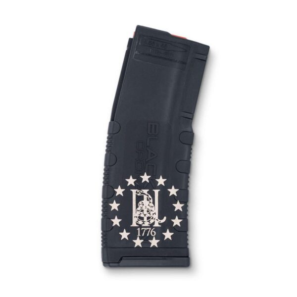 BLACK RAIN LASER ETCHED MAGAZINES 30RD  3PERCENT — view 1