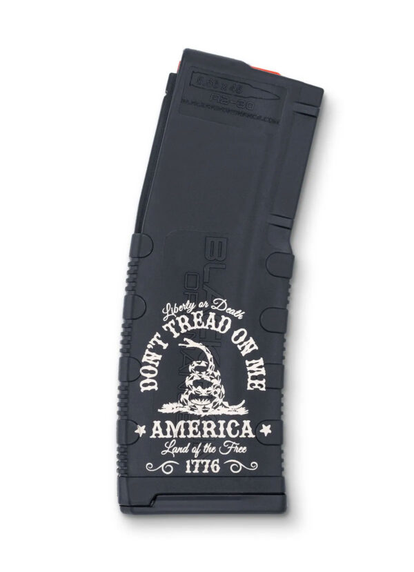 BLACK RAIN LASER ETCHED MAGAZINES 30RD DON'T TREAD — view 1