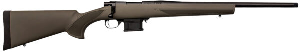 Howa HMA6ARCSG M1500 Mini Action 6mm ARC 5+1 22" Black Steel Threaded Barrel, Matte Blue Steel Receiver Drilled & Tapped, Fixed HTI Green Synthetic Stock — view 1