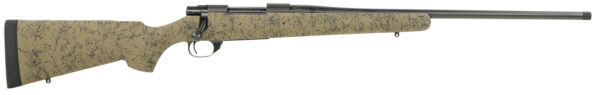Howa HHS43163 M1500 HS Precision 308 Win 5+1 22" Threaded Barrel, Black Metal Finish, Green with Black Webbing Fixed HS Precision Stock — view 1