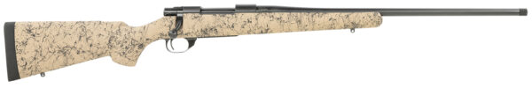Howa HHS43164 M1500 HS Precision 308 Win 5+1 22" Threaded Barrel, Black Metal Finish, Tan Black Webbed Fixed HS Precision Stock — view 1