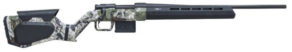 Howa HHERA65CCFXK7 Hera H7 6.5 Creedmoor 5+1 24" Black Heavy Threaded Barrel, M-LOK, XK7 Kings Camo w/Black Webbing Adjustable Synthetic Stock, Right Hand — view 1