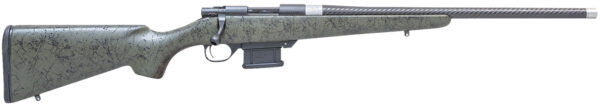 Howa HCE6ARCGRN 1500 Carbon Elevate 6mm ARC 20" Carbon Fiber Wrapped Threaded Barrel, Black Drilled & Tapped Steel Receiver, Fixed Stocky's OD Green w/Black Webbing Synthetic Stock, Right Hand — view 1