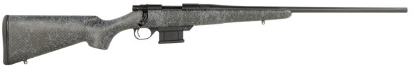 Howa HCBN6ARCGW 1500 Carbon Stalker Full Size 6mm ARC 10+1 22" Blued Steel Threaded Barrel, Blued Drilled & Tapped Steel Receiver, Fixed Stocky's Black Carbon Fiber w/Gray Webbing Stock, Right Hand — view 1