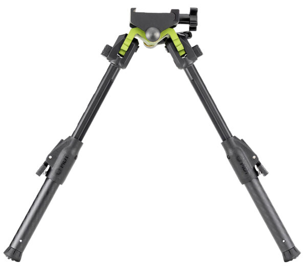Mdt Sporting Goods Inc 105560GRN GRND-POD  Green/Black 4.50"-9" Carbon Fiber/Aluminum, Adj. Throw Lever, 4 Leg Postitions, Fits Picatinny Rail — view 1