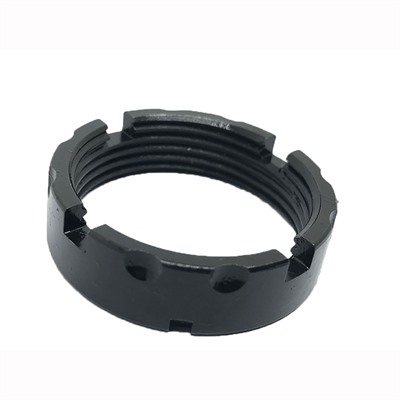 AR-15 BILLET CASTLE NUT BLACK — view 1