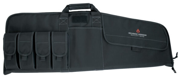 Advance Warrior Solutions RA36RCBL Raptor  36" Black Polyester for Tactical Rifle, 4 Mag Pouch — view 1
