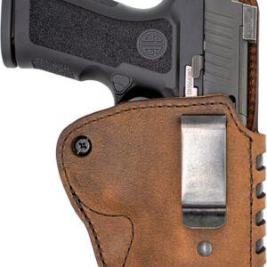 VERSACARRY CMPND HOLSTER IWB - KYDEX LEATHER RH SIG P365 BRN