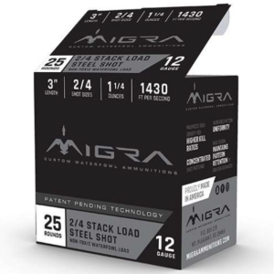 MIGRA WTRFWL STEEL 12G 3" 1-3 25B