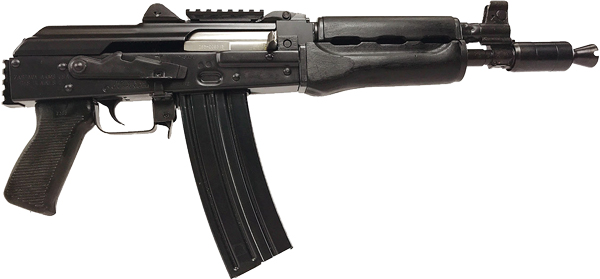 ZASTAVA ZPAP85 PISTOL 5.56x45 - 30RD BLUED/WOOD BOOSTER RAILS — view 1