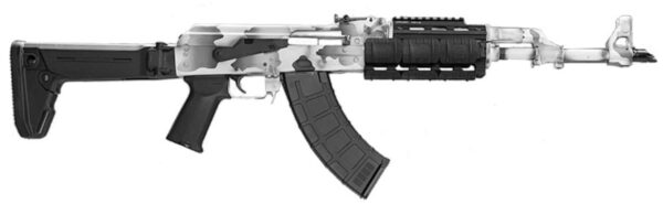 ZPAPM70 AK 7.62X39 16.3" 30rd White Camo — view 1