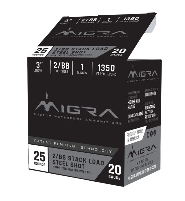 Migra Ammunitions M20S46 Combinational  20Gauge 3" 1oz 4/6Shot 25 Per Box/10 Case — view 1