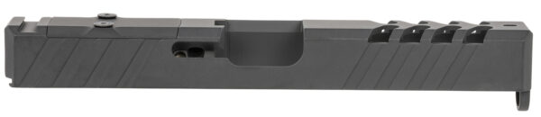 TacFire  Replacement Slide  40 S&W Graphite Black Cerakote Stainless Steel with Optics Cut & Slide Ports for Glock 22 Gen3 — view 1