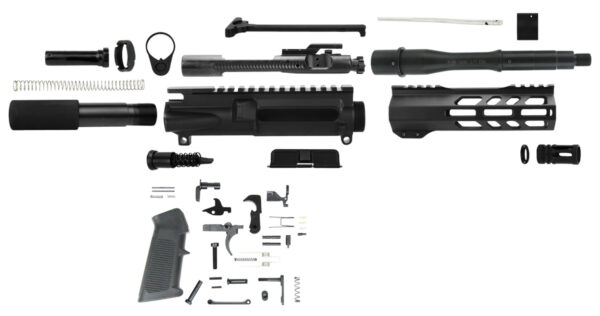 TacFire  AR Build Kit  5.56x45mm NATO 7.50" Barrel Black for AR Platform — view 1