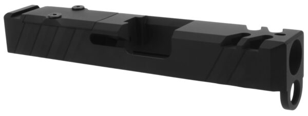 TacFire  Replacement Slide  9mm Luger Graphite Black Cerakote Stainless Steel with Optics Cut & Slide Ports for Glock 26 Gen3 — view 1