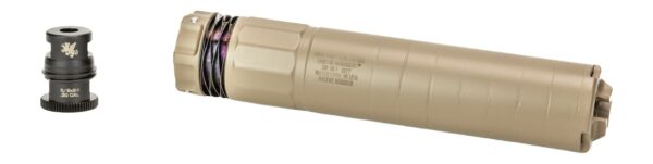 Griffin Armament GADL762FDE-W Dual-Lok 7 7.62mm 1.50" Flat Dark Earth Stainless Steel/Inconel 5/8"x24 — view 1