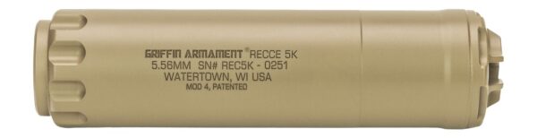 Griffin Armament GAREC5KFDE-W Recce 5K 5.56mm 1.50" Flat Dark Earth Stainless Steel 1/2"x28 — view 1
