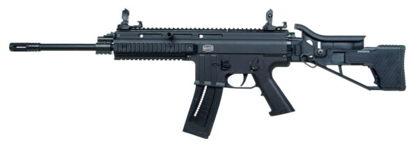 Mauser Rimfire 4150013CA M-15 *CA Compliant 22 LR Caliber with 10+1 Capacity, 16.50" Barrel, Black Metal Finish & Side Folding Adjustable Cheekrest Black Stock Right Hand (Full Size) — view 1
