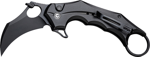 CIVIVI KNIFE INCISOR II 2.02" - BLACK ALUMINUM/BLACK V-BLADE — view 1