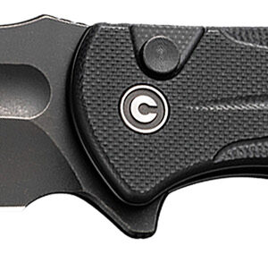 Civivi Knives C23053-1 Incindie  3.48" Folding Spear Point Plain Black Stonewashed 14C28N Steel Blade, Black Textured G10 Handle
