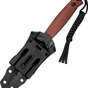 CIVIVI KNIFE PERFRICO FIXED - 4.49" BUGUNDY G10/STRIPED BLD — view 2
