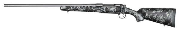 Christensen Arms 8010112100 Mesa FFT 300 PRC 3+1 22" Threaded Barrel, Tungsten Gray Cerakote, Black with Gray Webbing Stock, Left Hand — view 1
